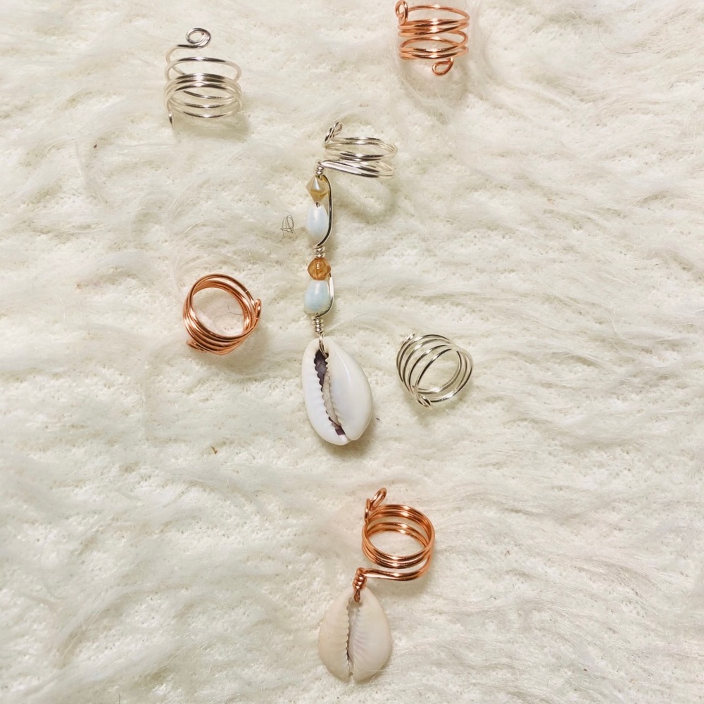 Hair Jewelry|Large|Locs&Braid|Crystals & Copper|…